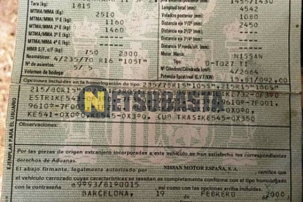 Nissan Terrano II 2.7 TDi 2000