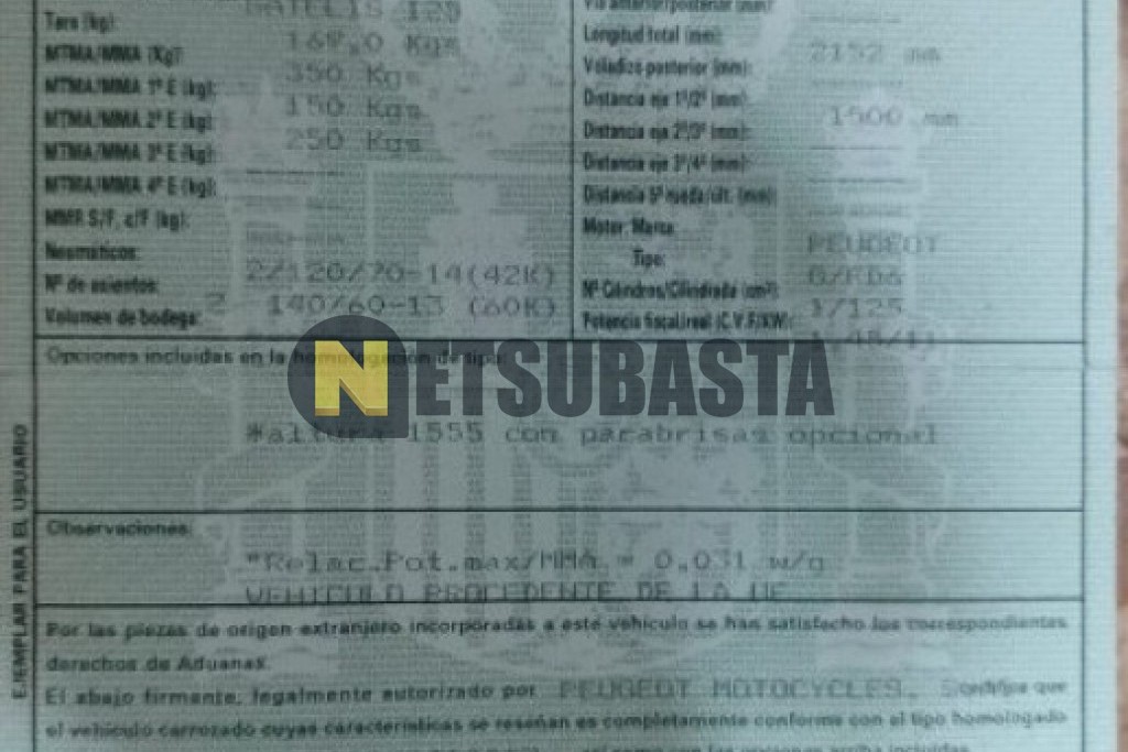 Peugeot SATELIS 125 2007