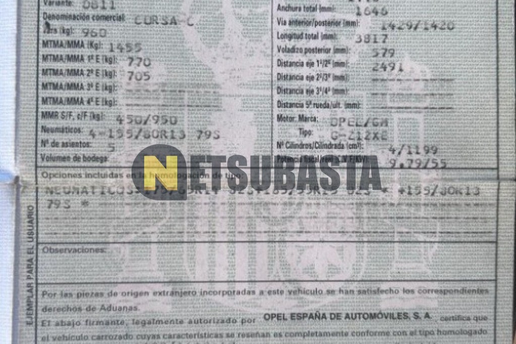 Opel Corsa 1.2 16v 2001