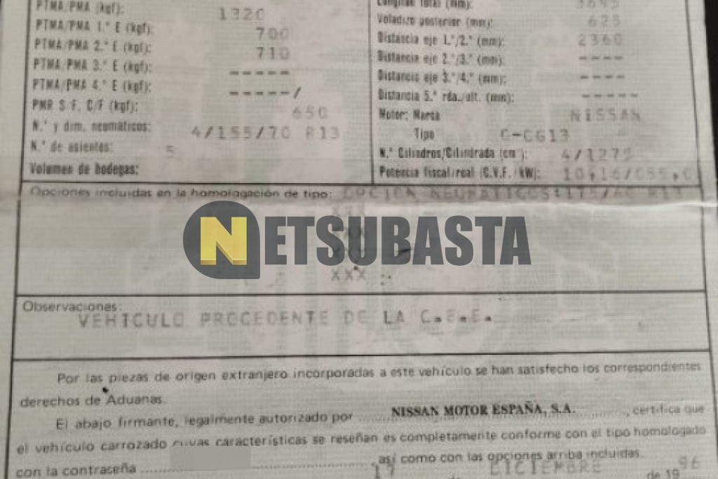 Nissan Micra 1.3 Autom. 1997