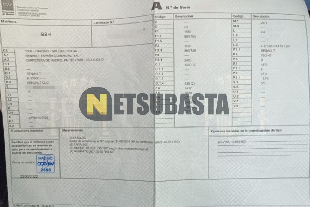 Renault Clio 1.9D 2000