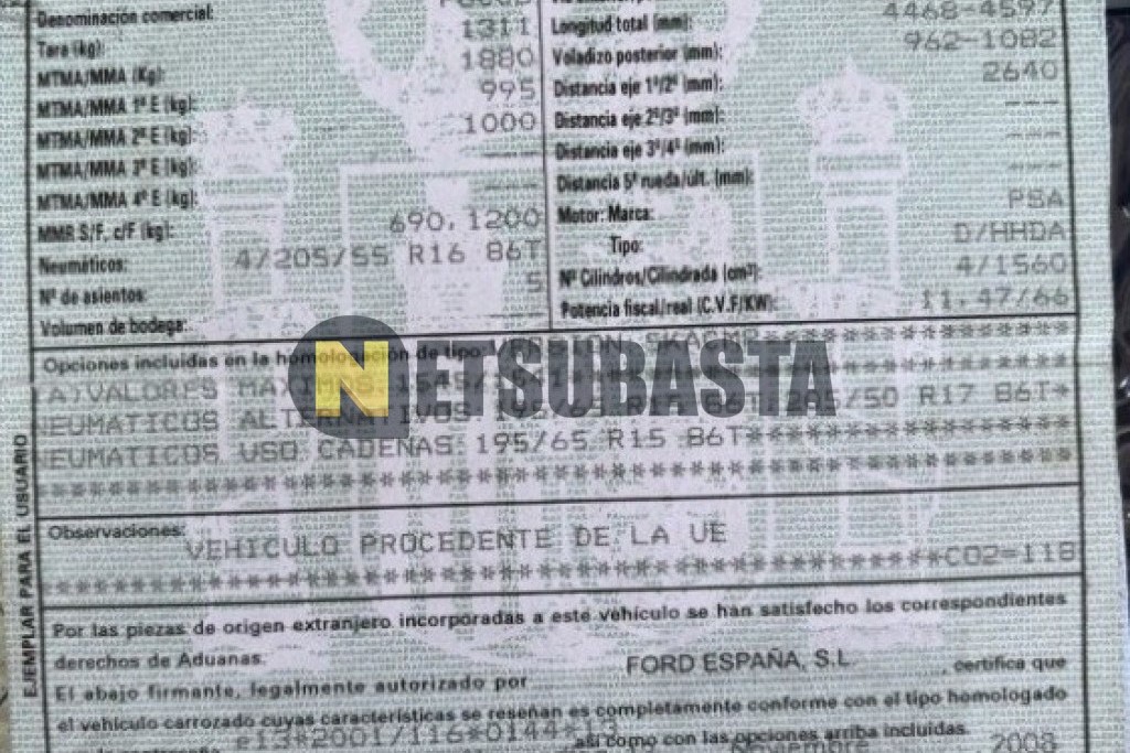 Ford Focus Sportbreak 1.6 TDCi 2008