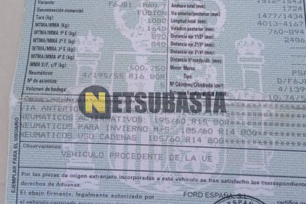 Ford Fusion 1.4 TDCi 2007