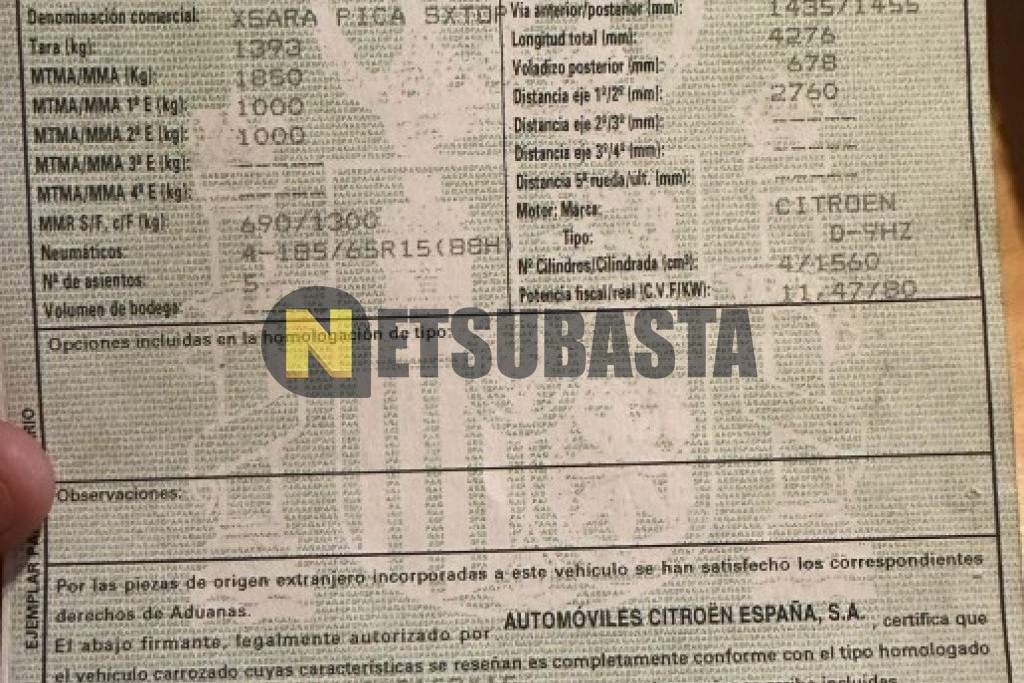 Citroën Xsara Picasso 1.6 HDi 2007