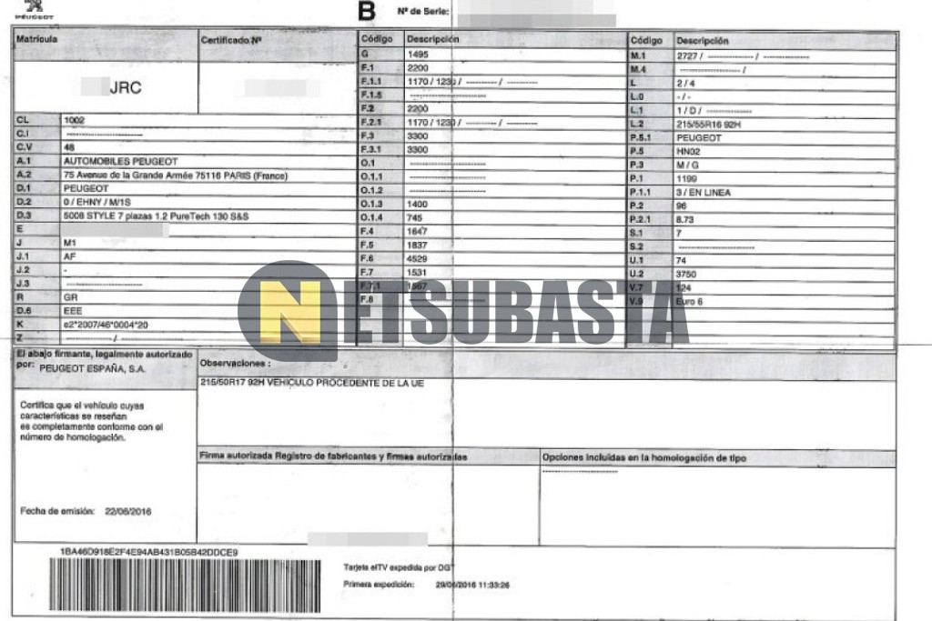 Peugeot 5008 1.2 PureTech 2016