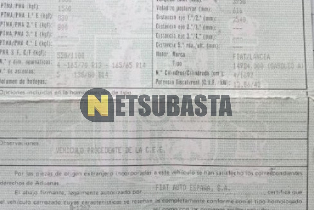 Fiat Tipo 1.7D 1993