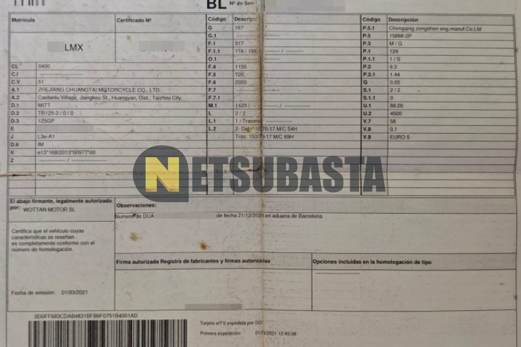 Mitt 125 GP EFI 2021