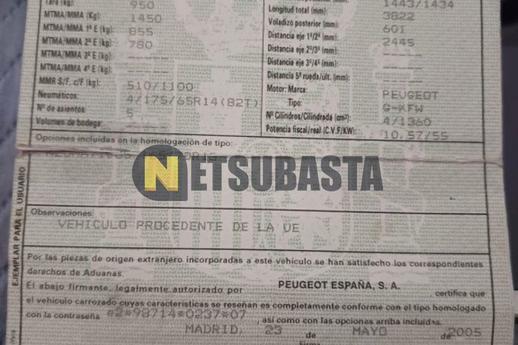 Peugeot 206 1.4 2005