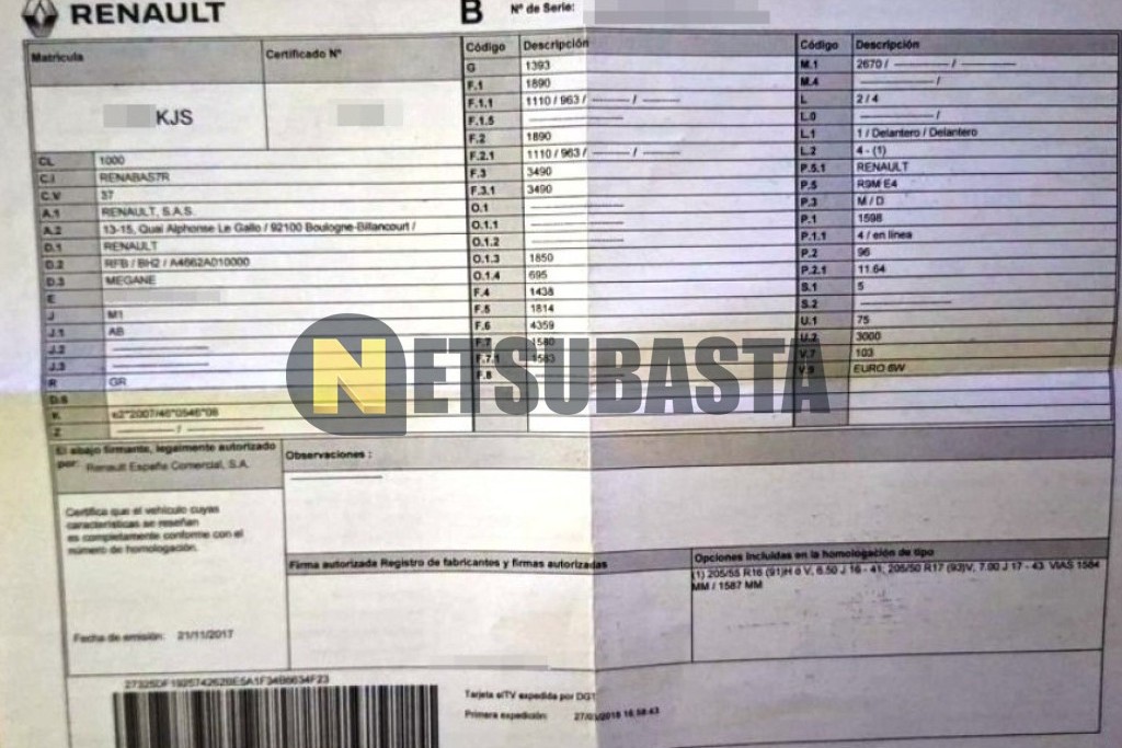 Renault Megane 1.6 dCi 2018