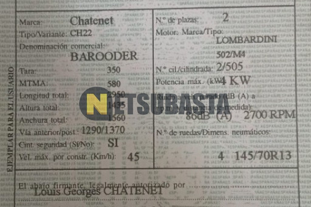 Chatenet Barooder D 2004