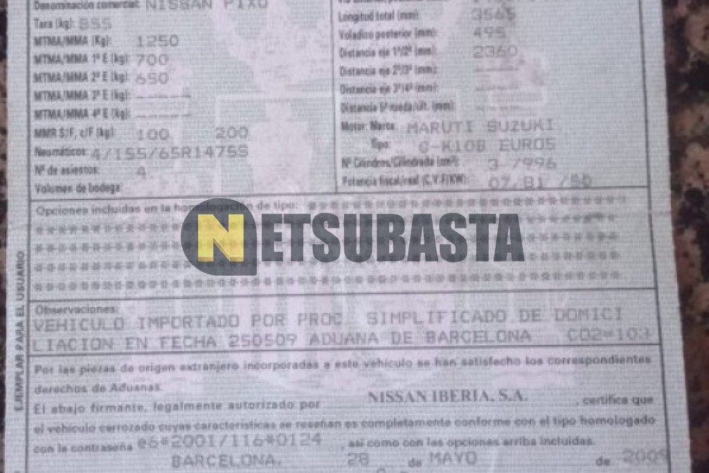 Nissan Pixo 1.0 2009