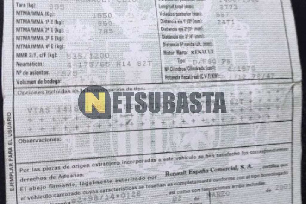 Renault Clio 1.9D 2001