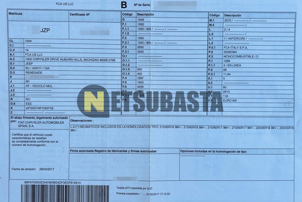 Jeep Renegade 1.6 MultiJet DDCT 2017