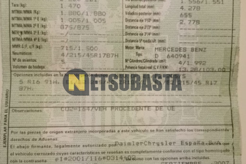 Mercedes-Benz B 200 CDI Aut. 2007