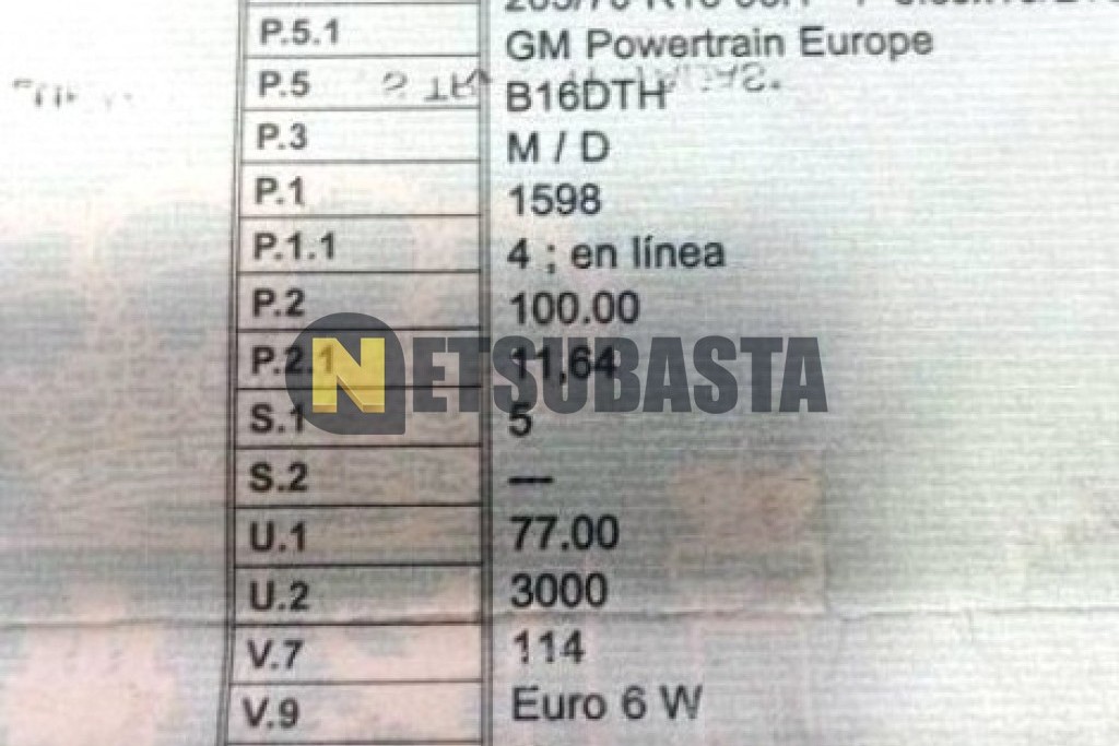 Opel Mokka 1.6 CDTI 4x2 2015