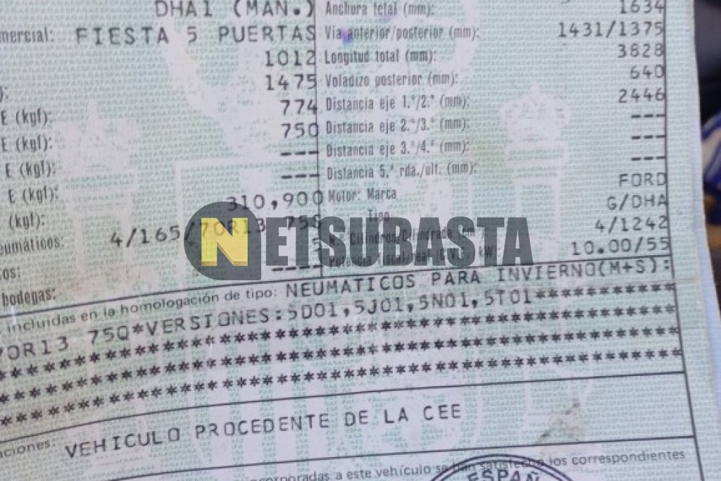 Ford Fiesta 1.25 1998