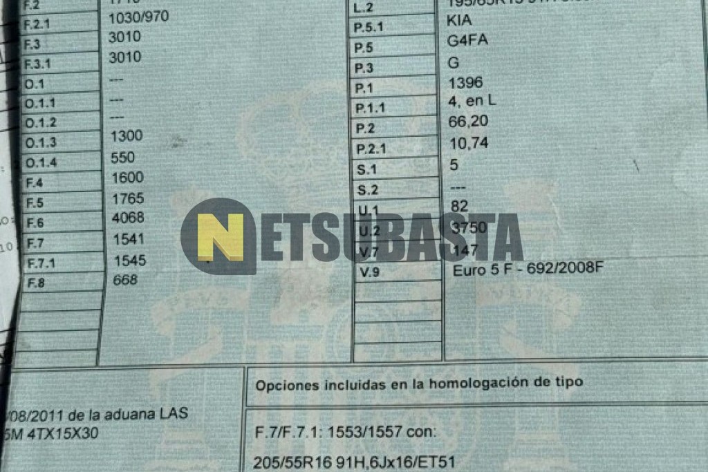 Kia Venga 1.4 CVVT 2013