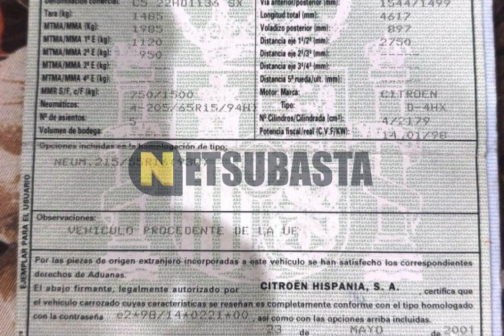 Citroën C5 2.2 HDi 2001