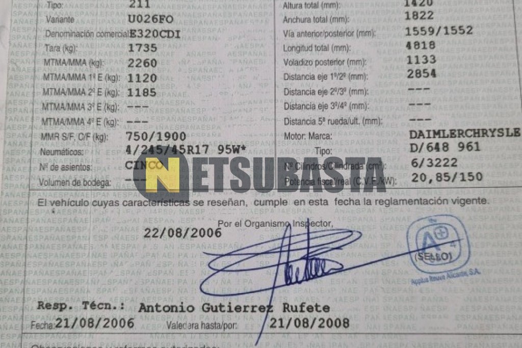 Mercedes-Benz E 320 CDI 2003