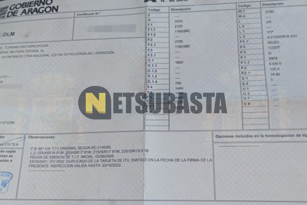 Opel Vectra 3.0 V6 CDTi 2005