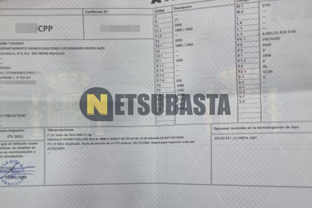 Skoda Octavia 1.9 TDI 2003
