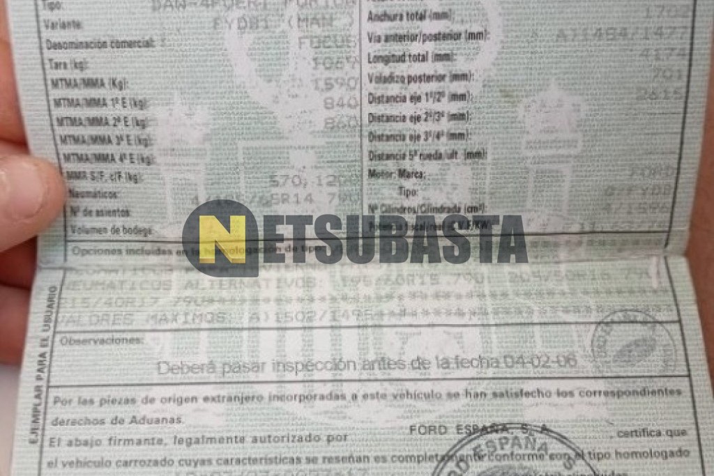 Ford Focus 1.6 2004