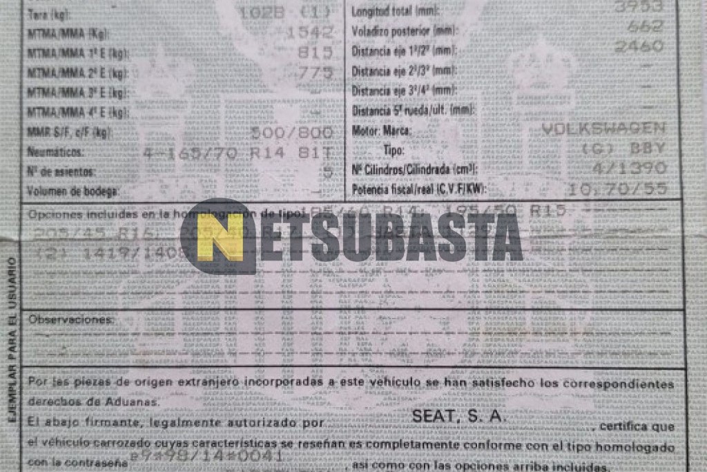 Seat Ibiza 1.4 16V 2004