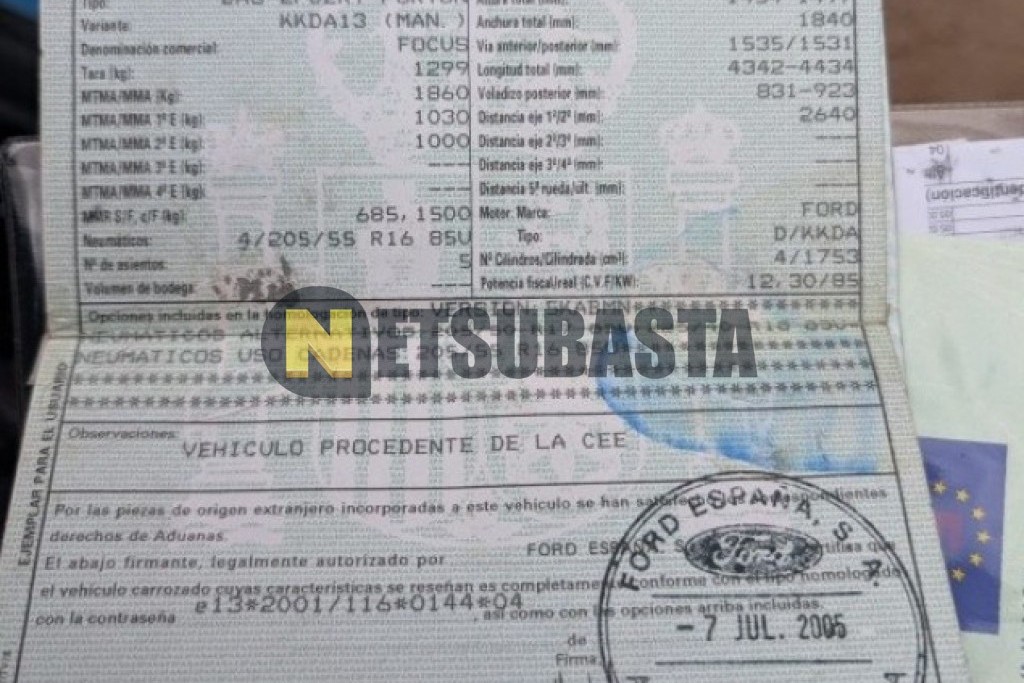 Ford Focus 1.8 TDCi 2005