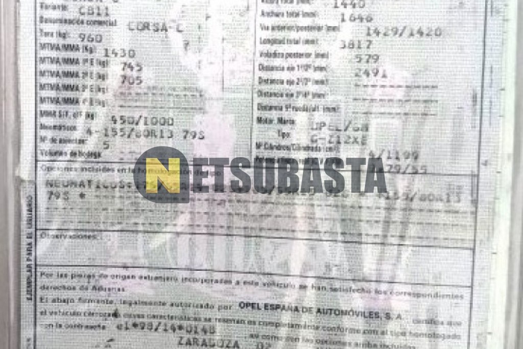 Opel Corsa 1.2 2001