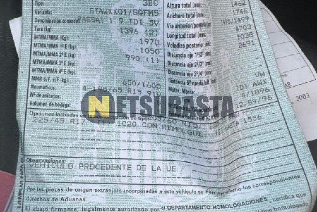 Volkswagen Passat 1.9 TDI 2003
