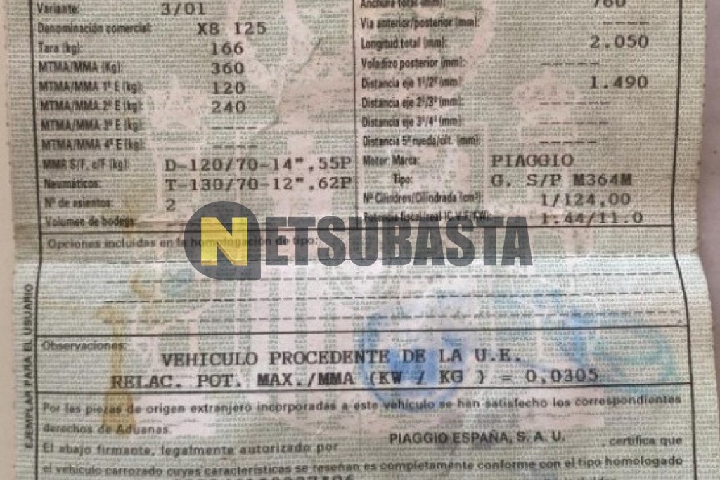 Piaggio X8 125 2006