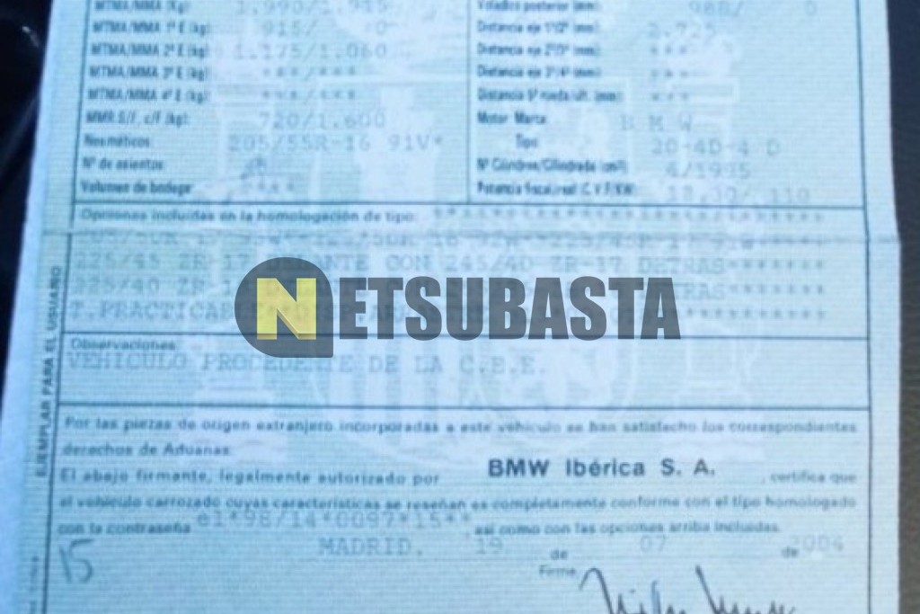 Bmw 320d 2004