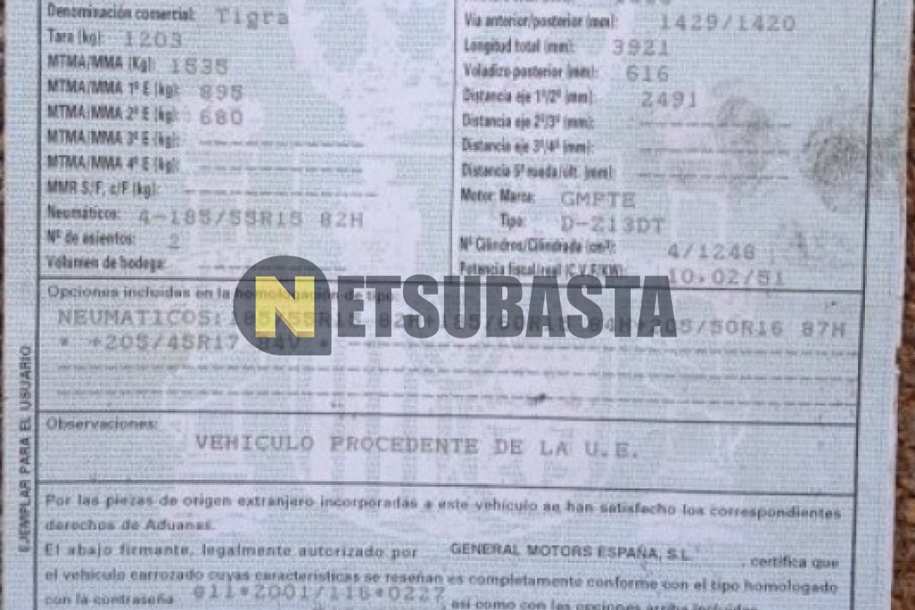 Opel Tigra TwinTop 1.3 CDTi 2007