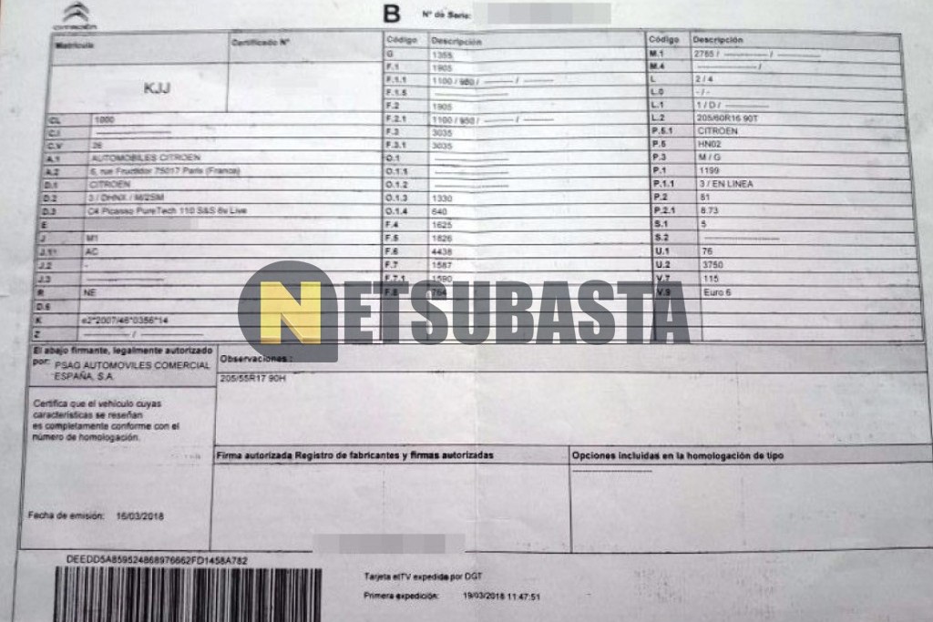 Citroën C4 Picasso 1.2 PureTech 2018