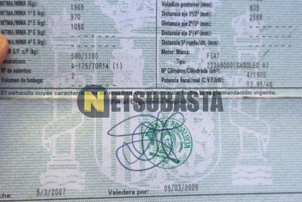Fiat Doblo Cargo 1.9 D 2003