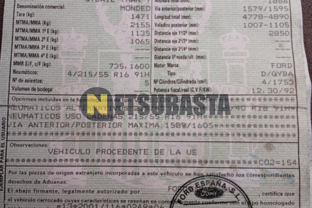 Ford Mondeo 1.8 TDCi 2008