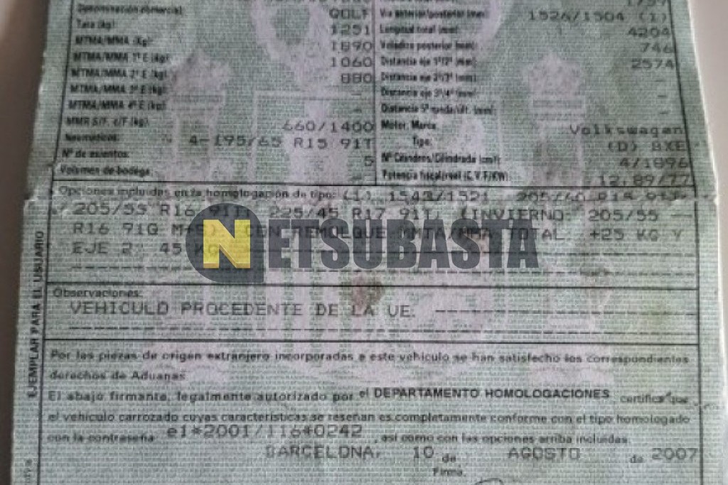 Volkswagen Golf 1.9 TDI 2007
