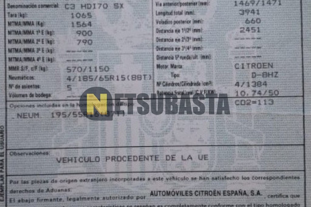 Citroën C3 1.4 HDi 2010