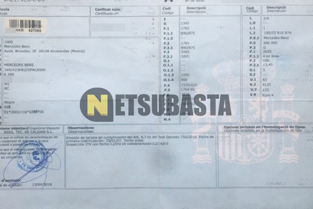 Mercedes-Benz A 200 2007