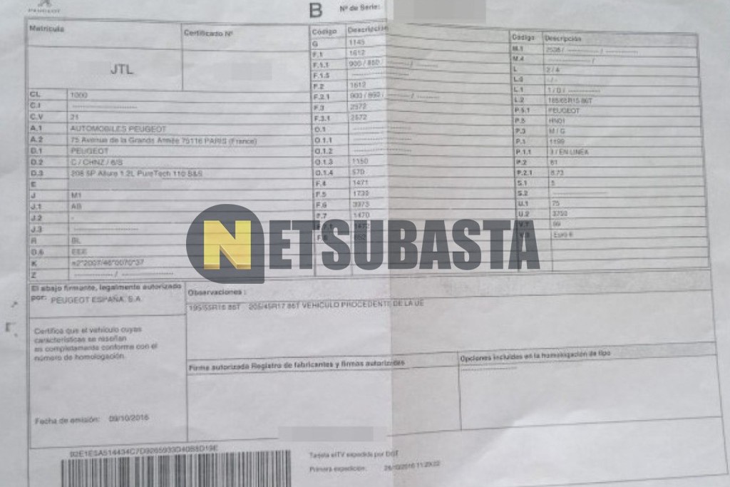 Peugeot 208 1.2 PureTech 2016