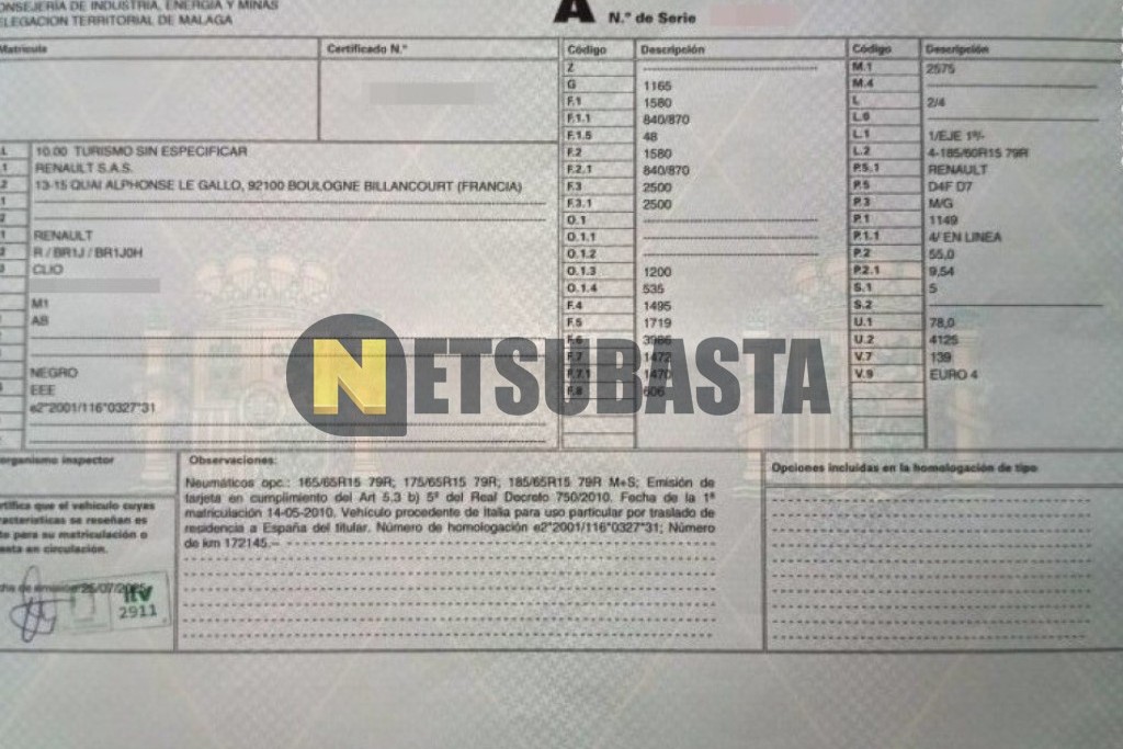 Renault Clio 1.2 eco2 2010