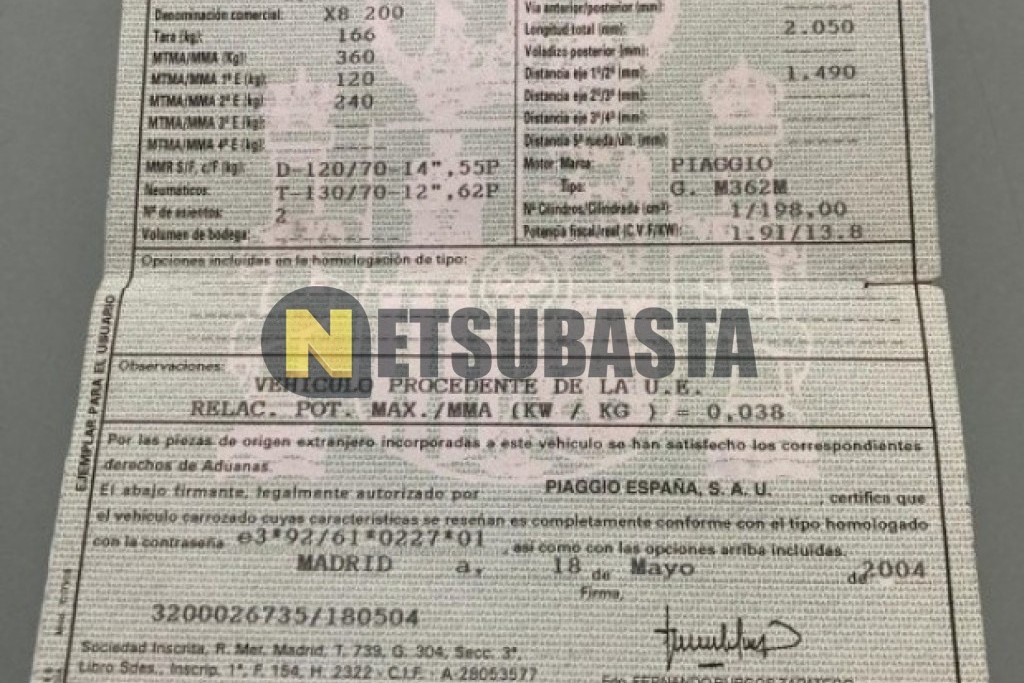 Piaggio X8 200 2005