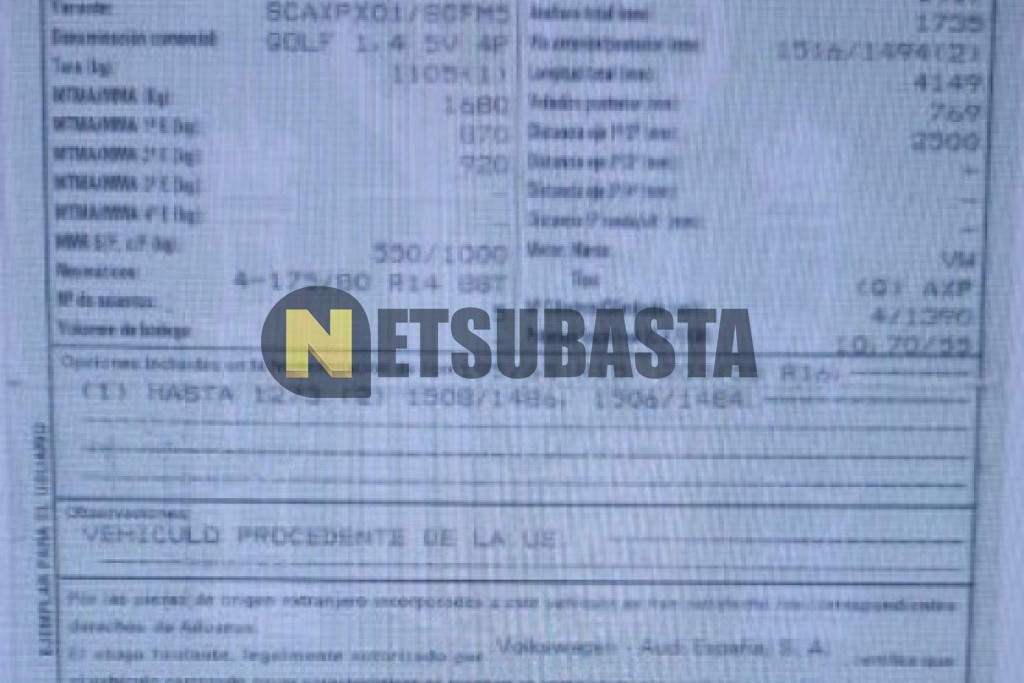 Volkswagen Golf 1.4 2000