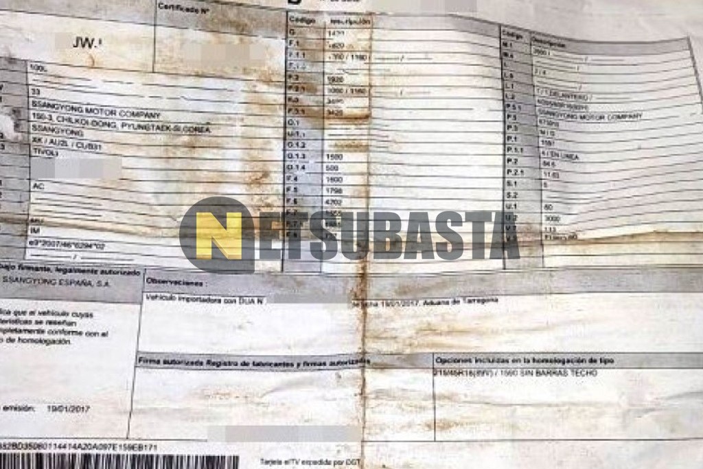 SsangYong Tivoli D16T 4x2 2017