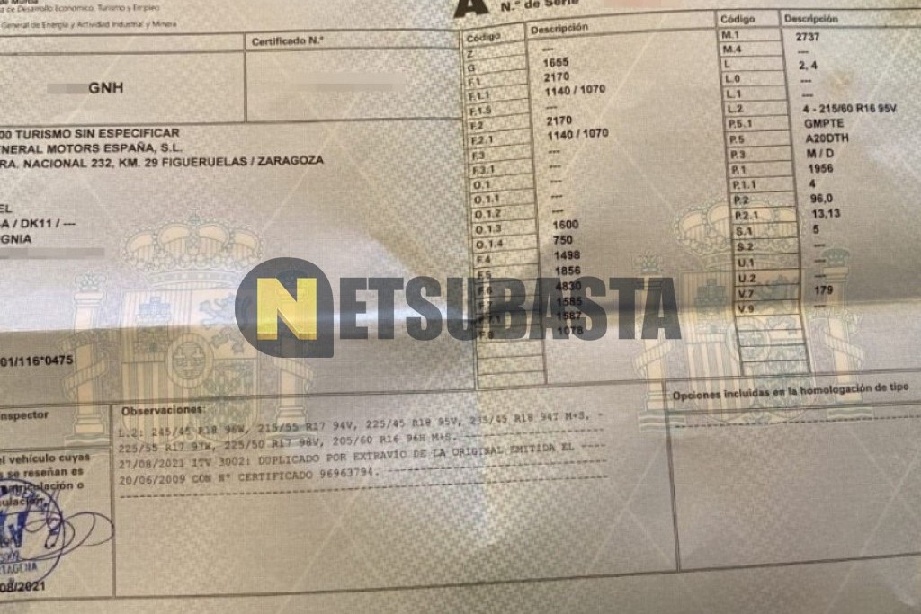 Opel Insignia 2.0 CDTI Active Select 2009