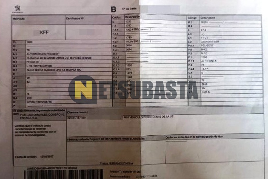 Peugeot 308 1.6 BlueHDi 2017