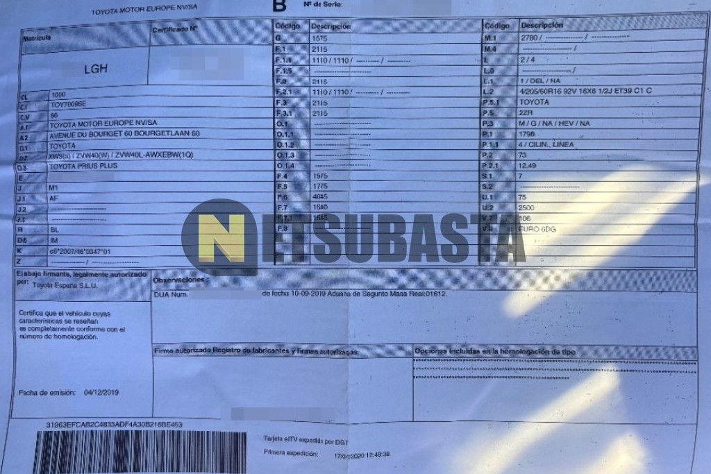 Toyota Prius+ 1.8 HSD 2020