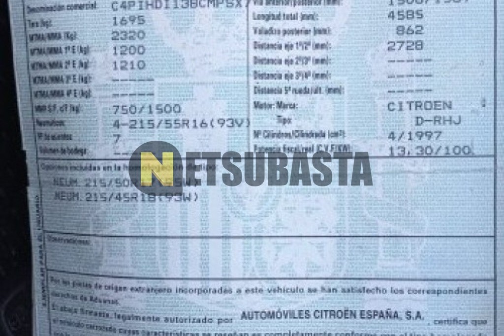 Citroën Grand C4 Picasso 2.0 HDi FAP CMP 2007