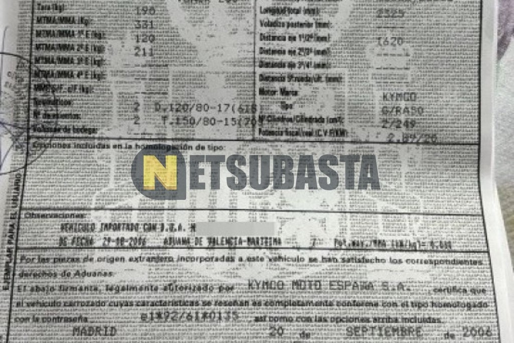 Kymco Venox 250 2007