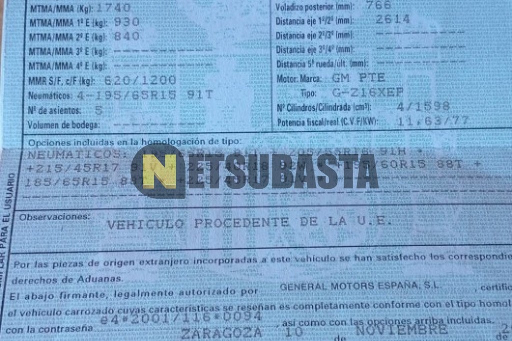 Opel Astra 1.6 16V 2007